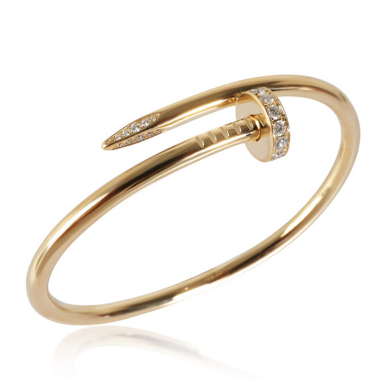 Pre-Owned Cartier Juste Un Clou Bracelet in 18k Yellow Gold CTW