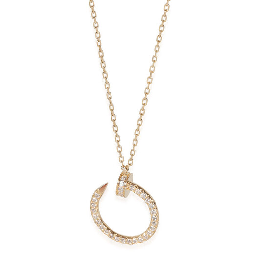 Pre-Owned Cartier Juste Un Clou Necklace in 18k Yellow Gold CTW