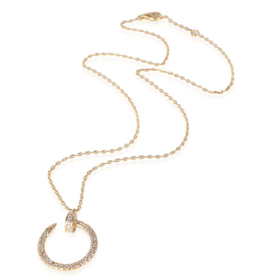 Pre-Owned Cartier Juste Un Clou Necklace in 18k Yellow Gold CTW