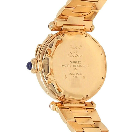 Cartier Pre-owned Cartier Pasha Moonphase Quartz Grey Dial Men's