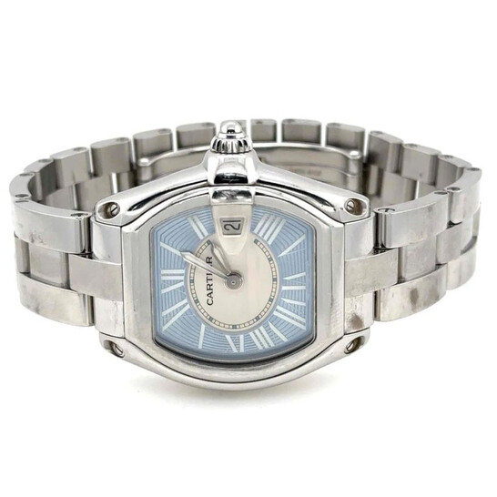 Cartier Pre-owned Cartier Roadster Blue and White Dial