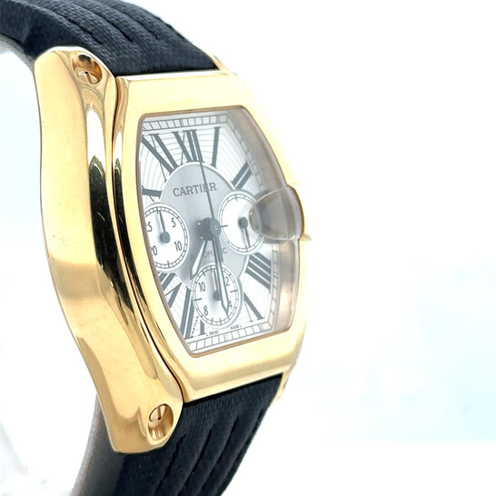 Cartier Pre-owned Cartier Roadster XL Chronograph Automatic Silver Cartier Pre-owned Cartier Roadster XL Chronograph Automatic Silver