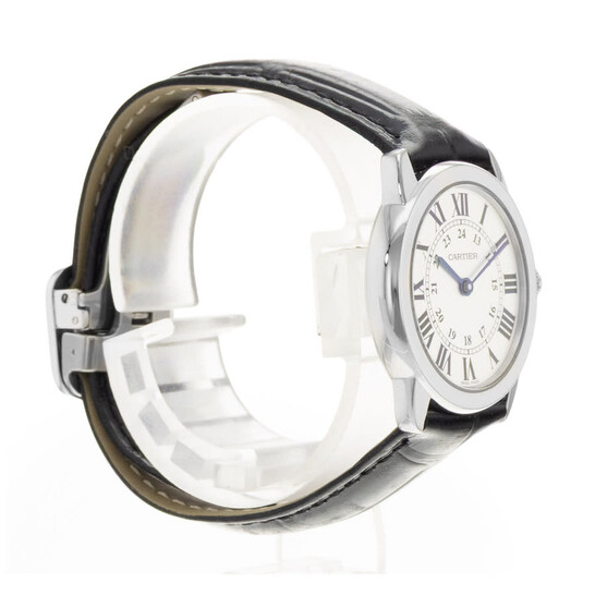 Cartier Pre-owned Cartier Ronde Solo Quartz Silver Dial  display picture 1