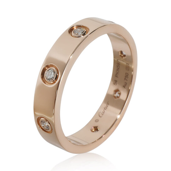 Pre-Owned Cartier Rose Gold Diamond Small Model Love Ring Pre-Owned Cartier Rose Gold Diamond Small Model Love Ring - 546x546 Image #4