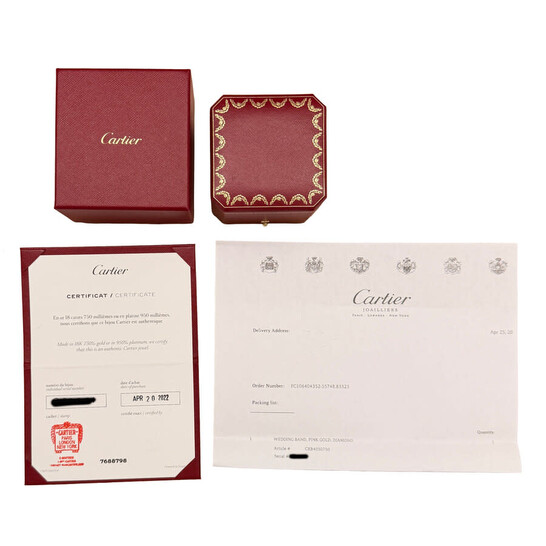 Pre-Owned Cartier Rose Gold Diamond Small Model Love Ring Pre-Owned Cartier Rose Gold Diamond Small Model Love Ring - 546x546 Image #5