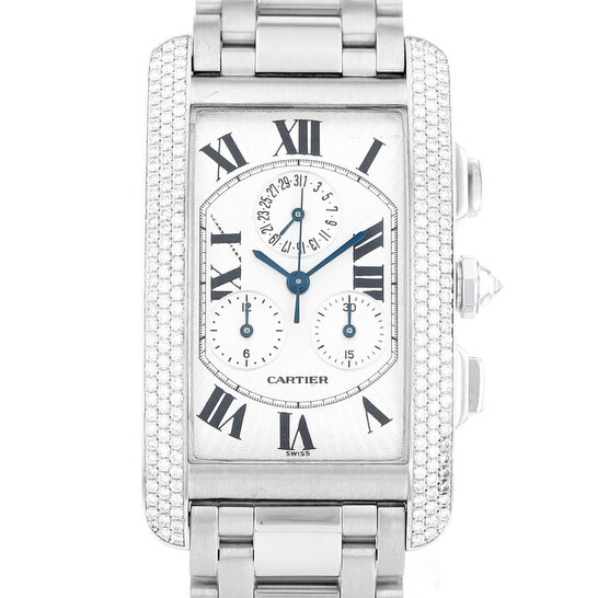 Cartier Pre-owned Cartier Tank Americaine Chronograph Quartz