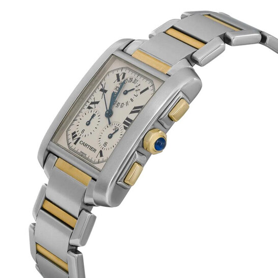 Cartier Pre-owned Cartier Tank Française Quartz Silver Dial Unisex