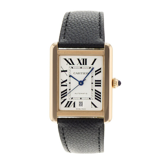 Cartier Pre-owned Cartier Tank Solo Automatic Silver Dial Men's