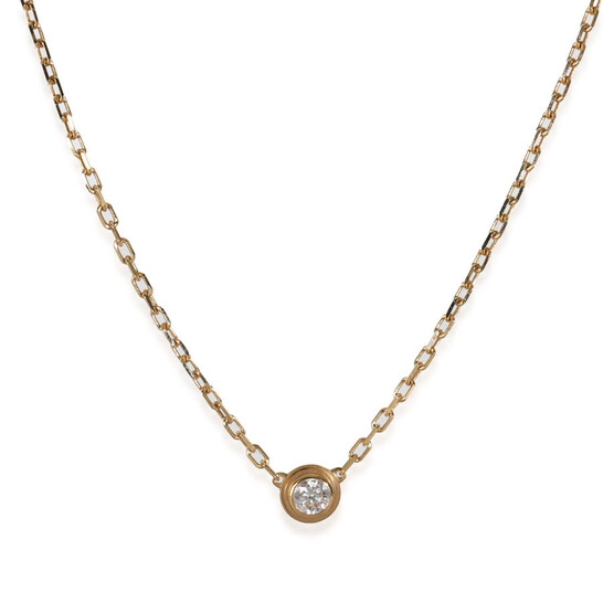 Cartier D'Amour ネックレス スモールモデル Cartier d'Amour Necklace with Pendant 18k Gold Diamond 0.09 ctw