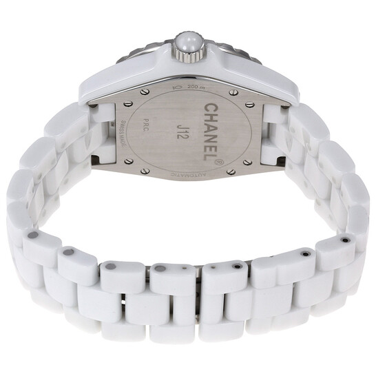 Chanel J12 H1629 Wrist Watch for Unisex Chanel Pre-Owned Chanel J12 Diamond White Ceramic Midsize  main image 3