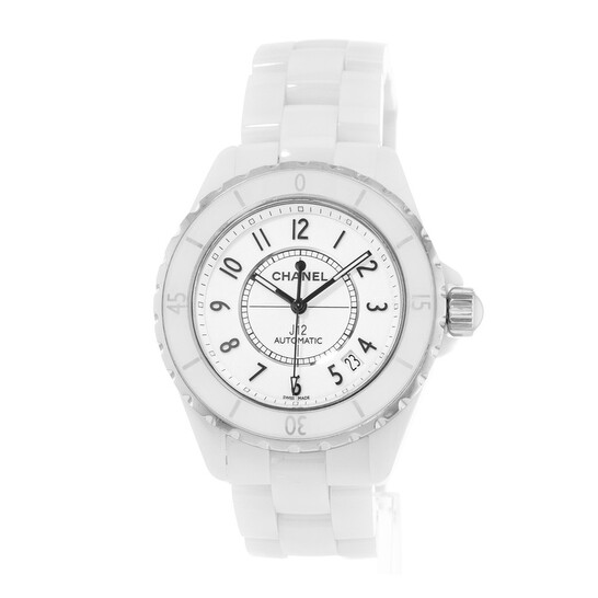 Chanel Pre-owned Chanel J12 White White Dial Unisex Watch 