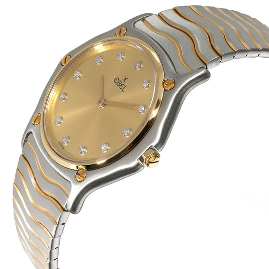 EBEL 腕時計　181909 EBEL Classic Wave Watch 18K Steel 181909 Quartz Mens 31MM