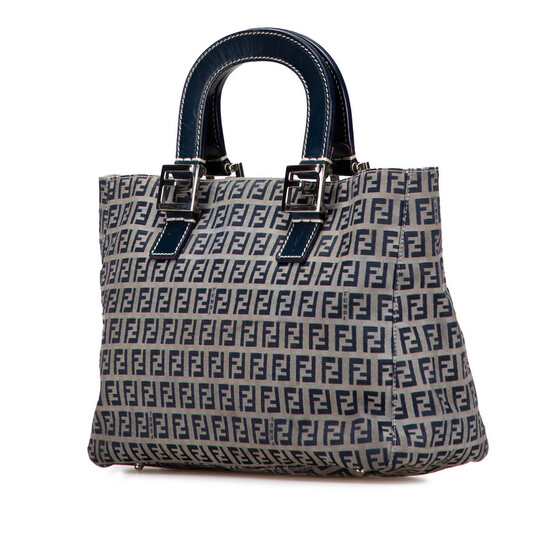 Pre-owned Fendi Small Zucchino Canvas Twins Tote Ladies 26793 Pre-owned Fendi Small Zucchino Canvas Twins Tote Ladies 26793 - 546x546 Image #4
