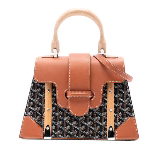 Pre-owned Goyard Goyardine Saigon Structured PM MBM 120150 - 546x546