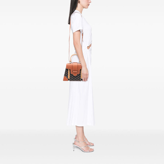 Pre-owned Goyard Goyardine Saigon Structured PM MBM 120150 - 546x546 Image #7