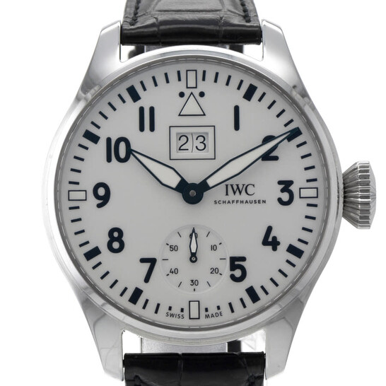 Pre-owned IWC Big Pilot Automatic White Dial Men's Watch IW510504