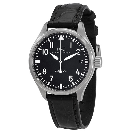 Pre-owned IWC Classic Pilot Automatic Black Dial Unisex Watch IW325601