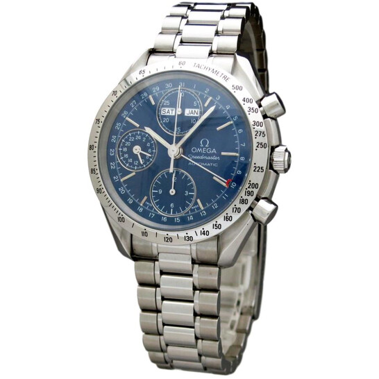 Omega Pre-owned Omega Speedmaster Blue Dial Men's Watch 3521.8