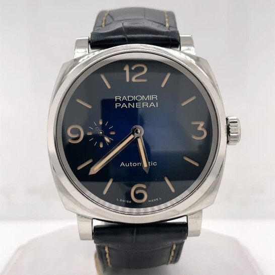 Panerai Pre-owned Panerai Radiomir Automatic Blue Dial Men's Watch