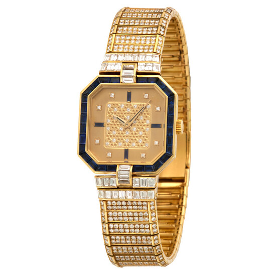 Patek Philippe Pre-owned Patek Philippe Vintage Diamond Gold Tone