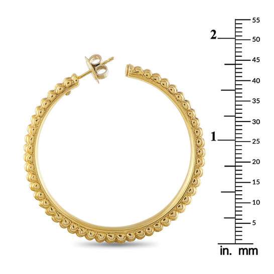 Pre-Owned Roberto Coin 18K Yellow Gold Hoop Earrings VC03 040626 Pre-Owned Roberto Coin 18K Yellow Gold Hoop Earrings VC03 040626 - 546x546 Image #5