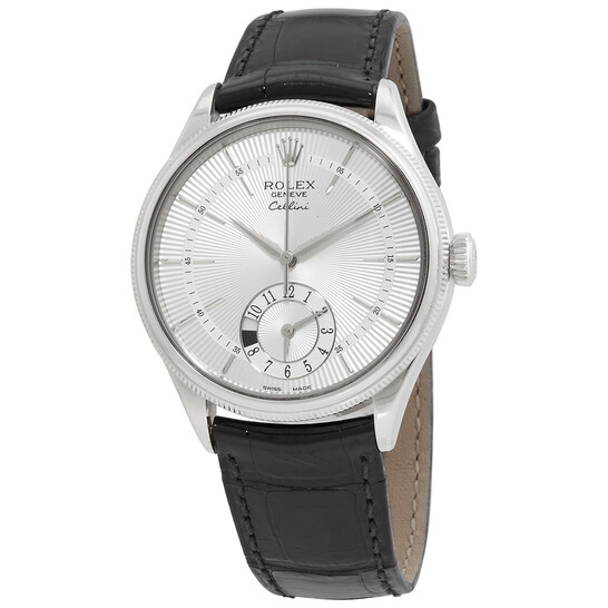 Pre-owned Rolex Cellini Automatic Chronometer Silver Dial Men's Watch 50529SSBKL - 546x546