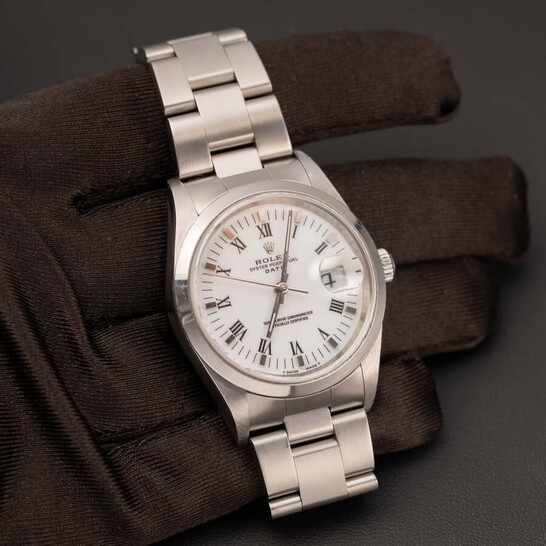 Pre-owned Rolex Date Automatic Chronometer White Dial Ladies Watch 15200 WRO - 546x546 Image #6