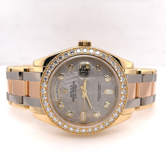 Rolex Pre-owned Rolex Day Date Automatic Diamond Men's Watch