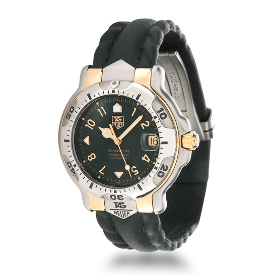 TAG HEUER シリーズ6000 クロノメーターWH5153-K1 TAG Heuer Professional 6000 Mens Chronometer Divers Steel & 18K