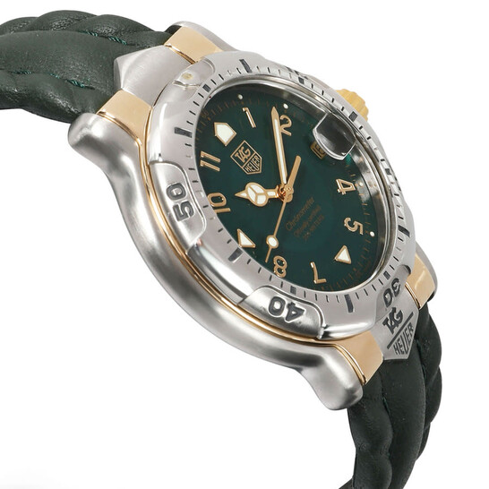 Tag Heuer Pre-owned Tag Heuer 6000 Series Automatic Green Dial