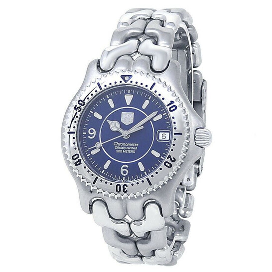 Tag Heuer S/el Chronometer WG5114-P0 自動巻 TAG Heuer Link Blue Men's Watch - WG5114-PO for sale online