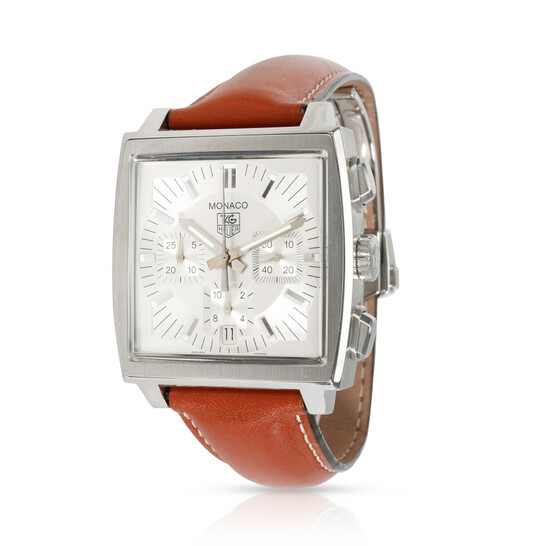 Tag Heuer Pre-owned Tag Heuer Monaco Automatic Grey Dial Men's