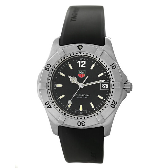 Tag Heuer Pre-owned Tag Heuer Professional Quartz Black Dial