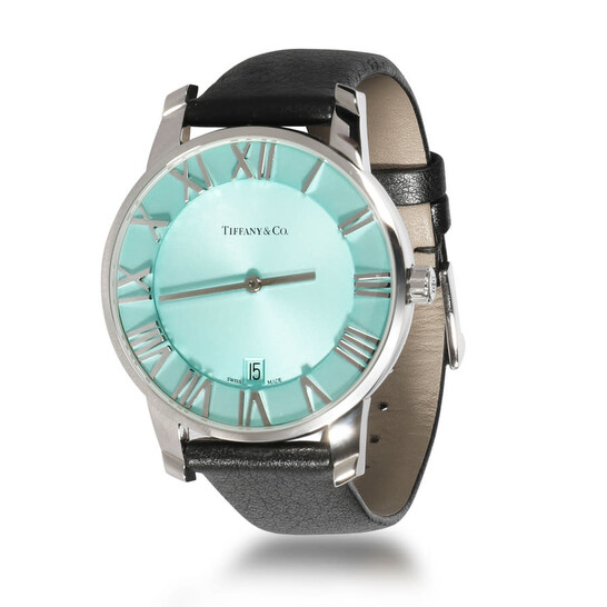 時計 Tiffany & Co. Atlas round watch Tiffany & Co. Atlas Sterling Silver Quartz Watch