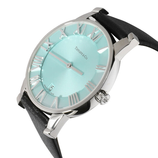 Tiffany & Co. Pre-owned Tiffany Atlas Quartz Blue Dial Men's