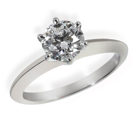 Pre-Owned Tiffany & Co. Tiffany Solitaire Diamond Engagement Ring in Platinum Pre-Owned Tiffany & Co. Tiffany Solitaire Diamond Engagement Ring in Platinum - 546x546