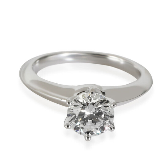 Pre-Owned Tiffany & Co. Tiffany Solitaire Engagement Ring in  Platinum H VS2 1.02 CTW - 546x546 Image #2