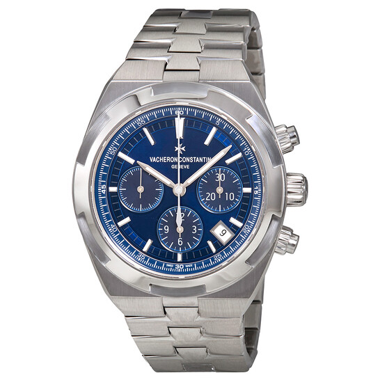 Pre-owned Vacheron Constantin Overseas Chronograph Automatic Blue Dial Men's Watch 5500V/110A-B148 - 546x546