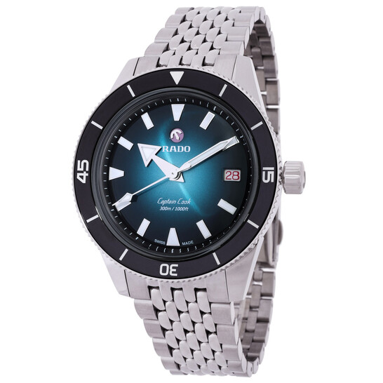 Rado Captain Cook Automatic Turquoise Gradient Dial Unisex Watch