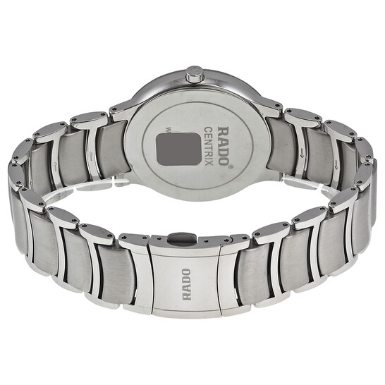 Rado Men's R30927153 Swiss Quartz Movement Watch Rado Centrix R30927153 Stainless steel Black | Dealer | EveryWatch