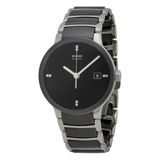 RADO 時計用ボックス ブラック Rado True Square Swiss Automatic Watch with Ceramic Strap