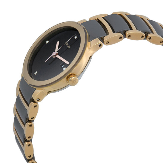 ⭐︎roma⭐︎ Rado Centrix Jubile Ceramic Rose Gold-tone Ladies Watch