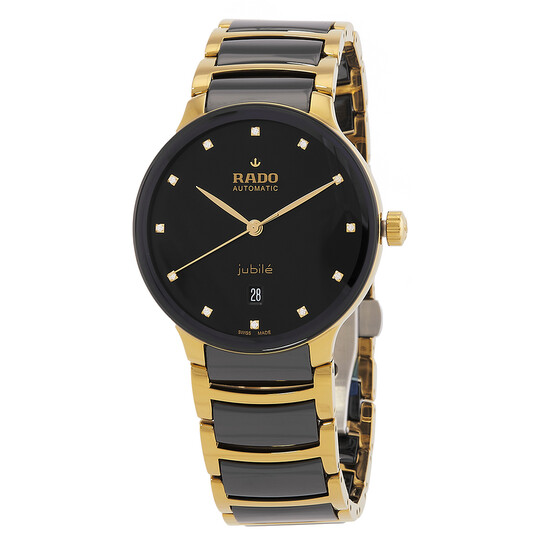 Rado Centrix Quartz Diamond Black Dial Unisex Watch