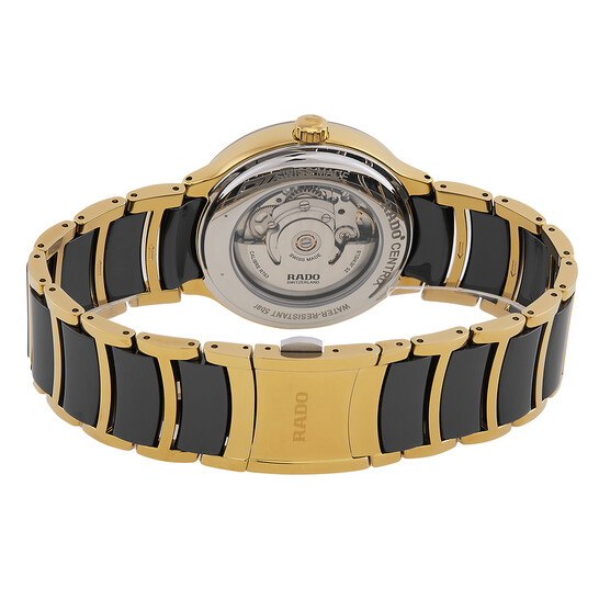 RADO Centrix 腕時計 ブラック ゴールド Explore Rado Centrix Black Dial Watches | Coveted