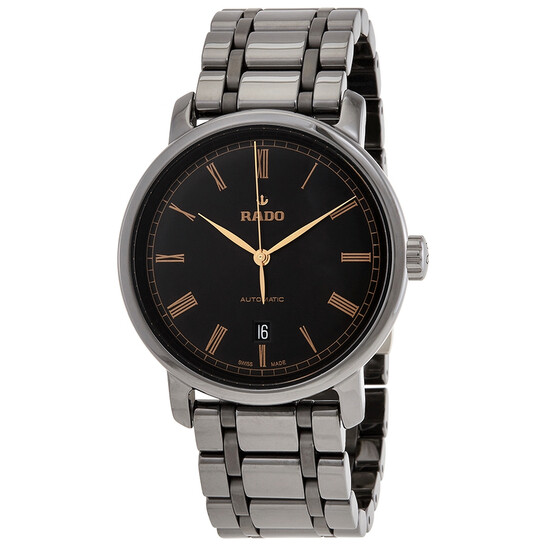 Rado DiaMaster Black Dial Automatic Men's Ceramic Watch R14805162 Rado DiaMaster Black Dial Automatic Men's Ceramic Watch R14805162 - 546x546