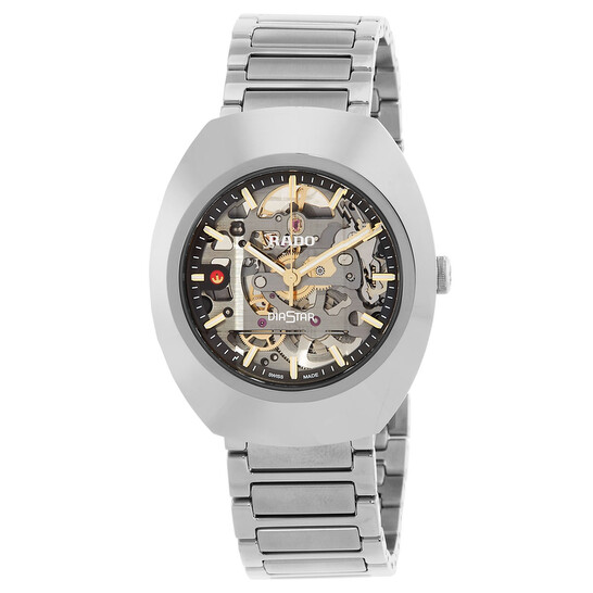 Rado DiaStar Original Skeleton Automatic Grey Dial Unisex Watch