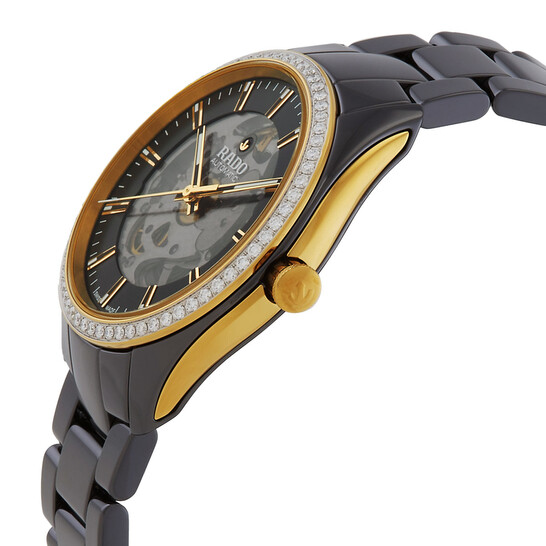 Rado HyperChrome Automatic Diamond Black Dial Unisex Watch