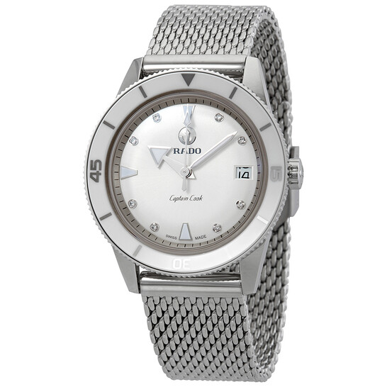 Rado HyperChrome Captain Cook Automatic Diamond Silver Dial Ladies Watch R32500703 Rado HyperChrome Captain Cook Automatic Diamond Silver Dial Ladies Watch R32500703 - 546x546