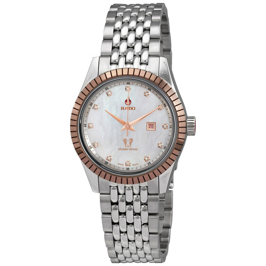 Rado Women\'s Watch R33102903 Swiss Automatic Diamond Mother of Pearl Dial 35mm Rado Women main image 4