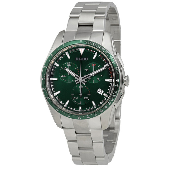 Rado HyperChrome Chronograph Green Dial Men's Watch R32259313 - 546x546